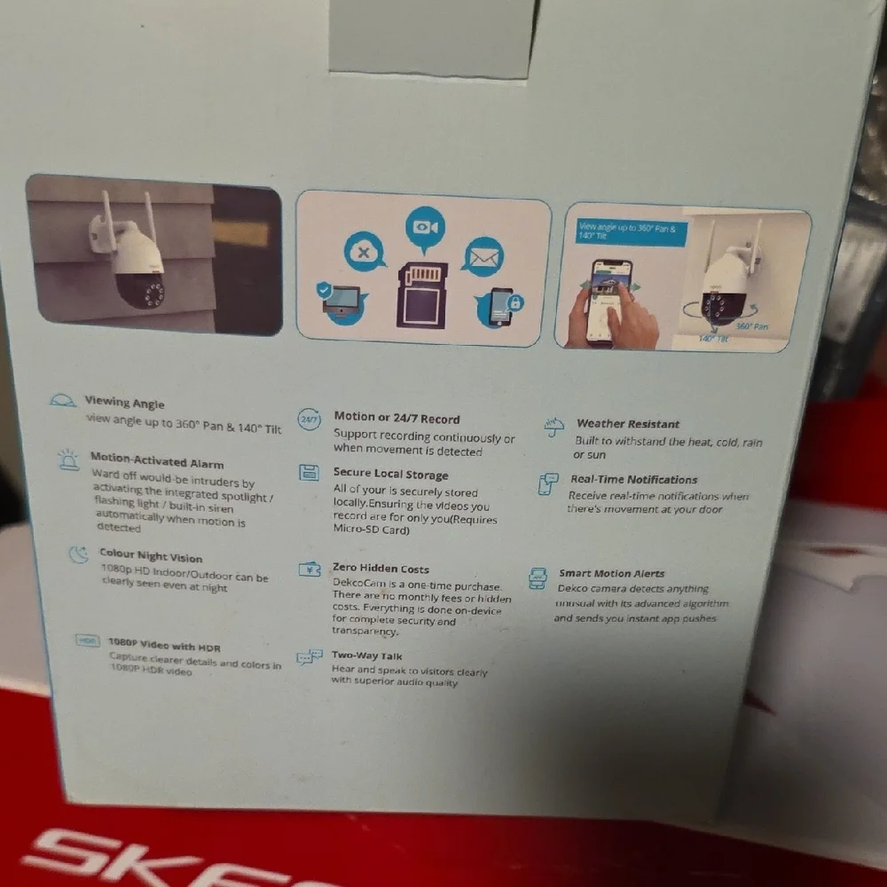 White HD WiFi Security Camera